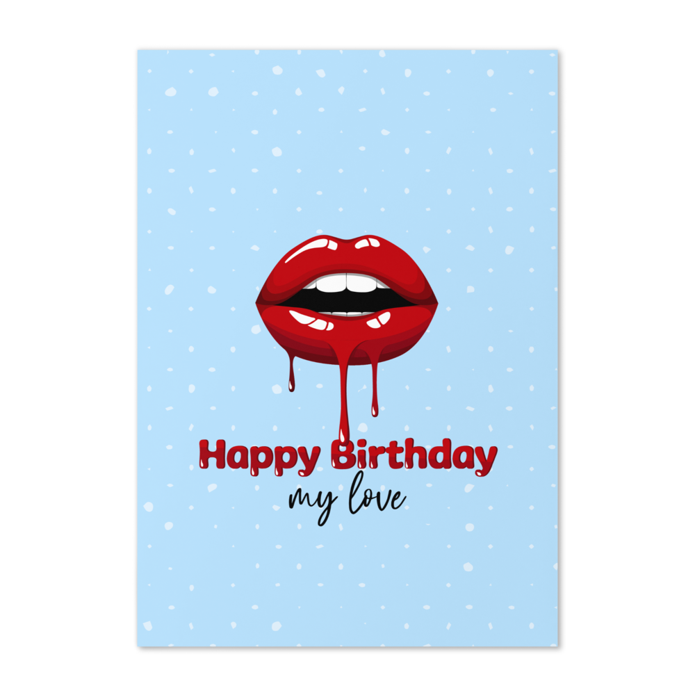 Happy Birthday, my love! - Birthday card / Greeting card