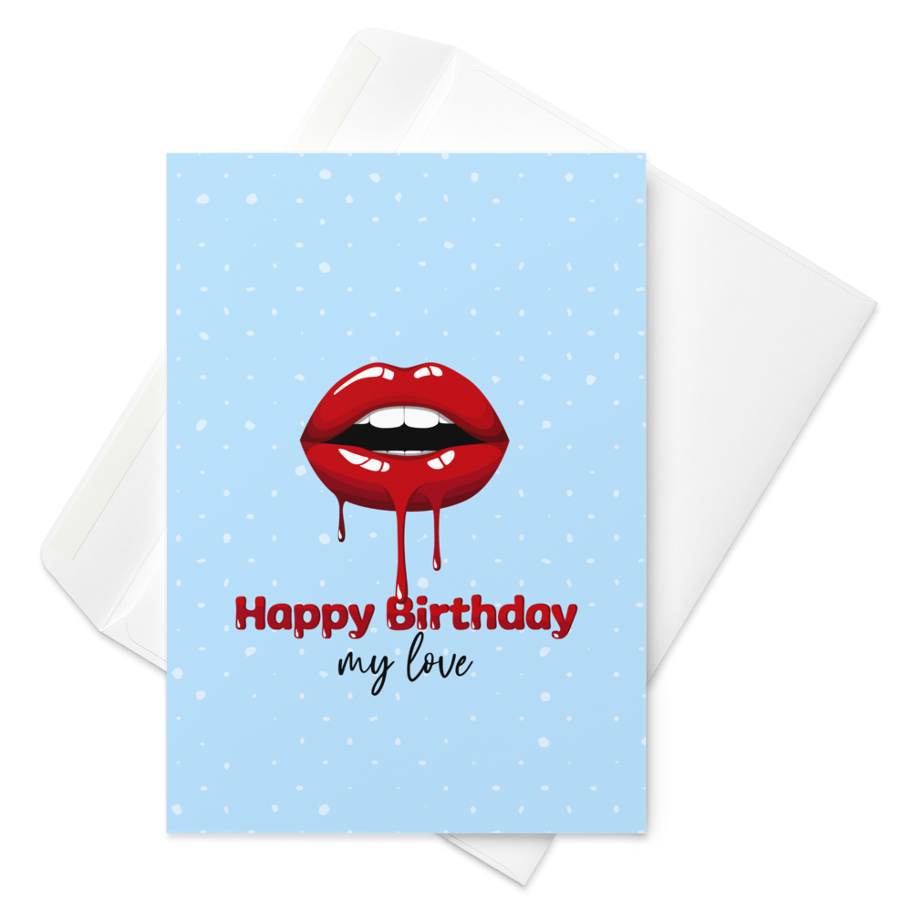 Happy Birthday, my love! - Birthday card / Greeting card