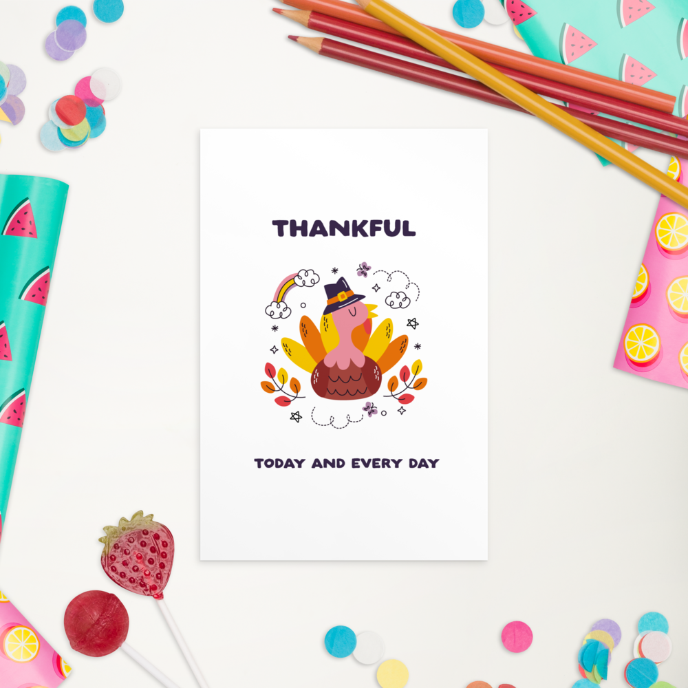 Feast of Thanks: Celebrating Gratitude Postcard