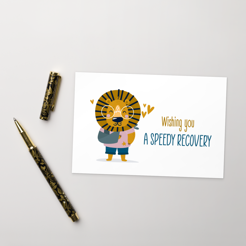 Wishing you a speedy recovery - Get Well Soon Greeting card